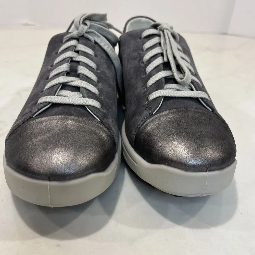 Romika NEW Sina Gray Suede‎ Comfort Cap Toe Casual Sneakers Shoes EU 37 6-6.5